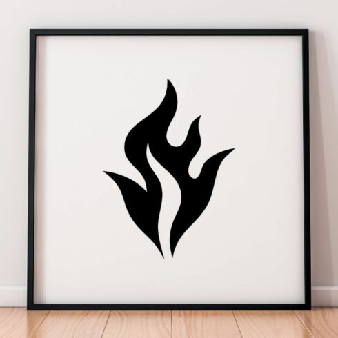 Fire Silhouette SVG cover image.