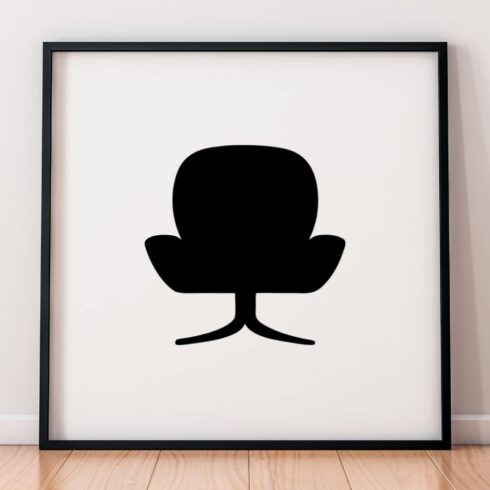Chair Silhouette SVG cover image.