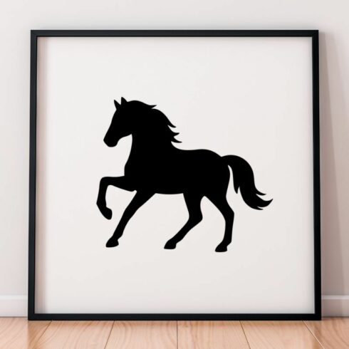 Horse Silhouette SVG cover image.