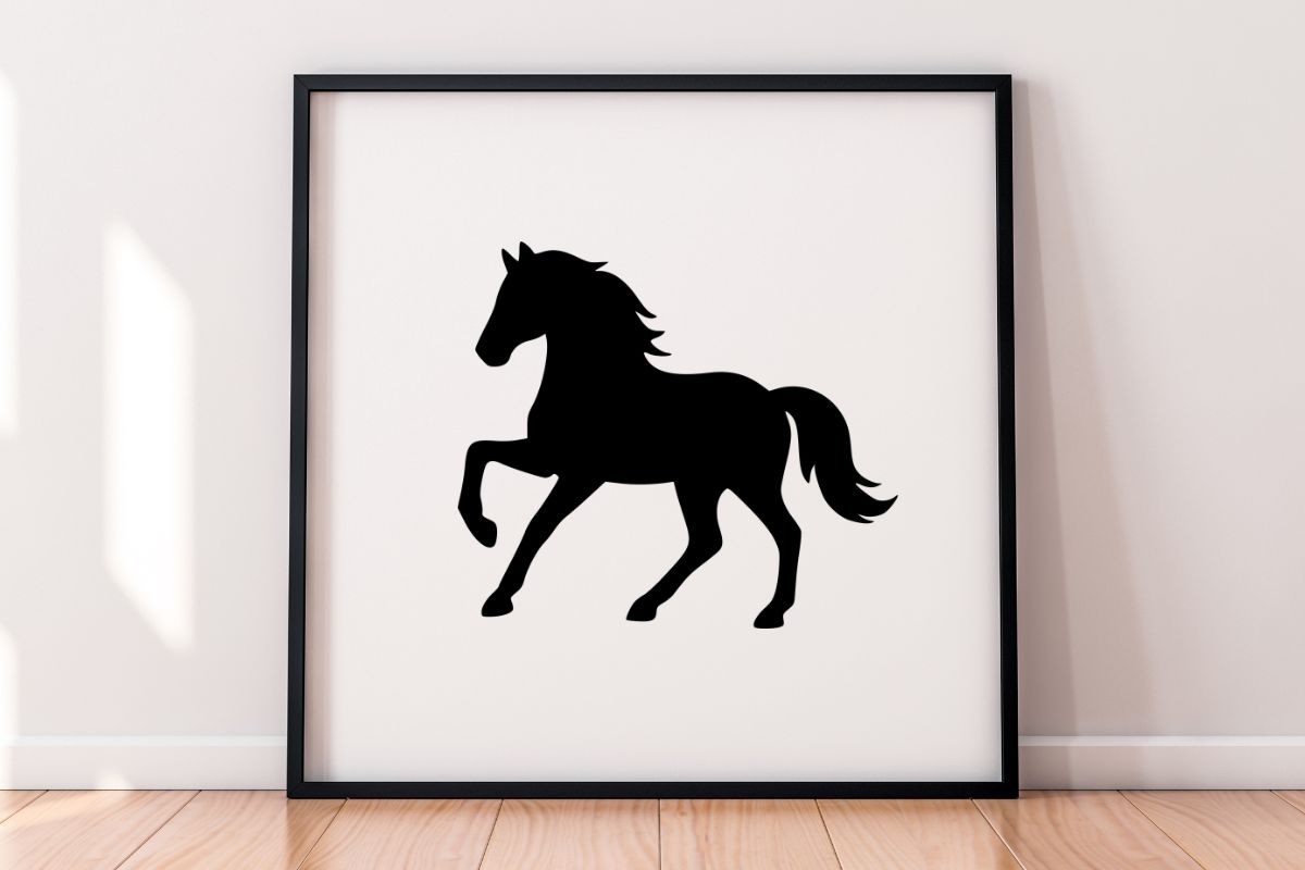 Horse Silhouette SVG cover image.