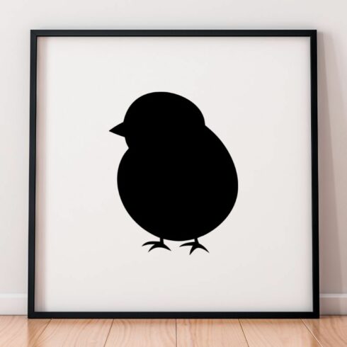 Chick Silhouette SVG cover image.