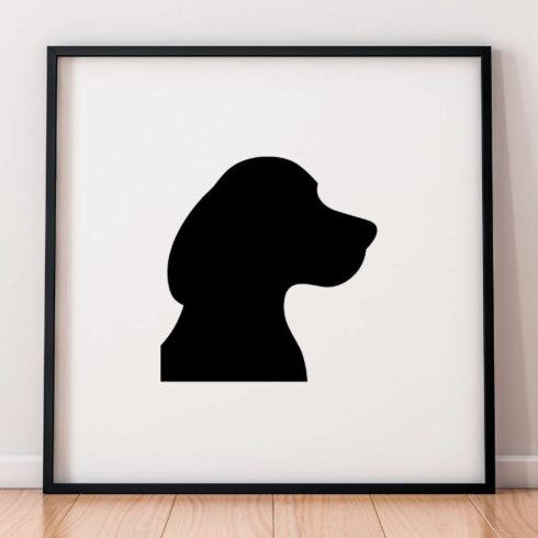 Dog Silhouette SVG cover image.