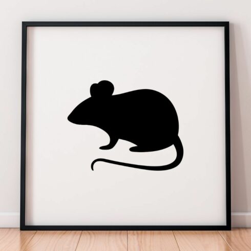 Rat Silhouette SVG cover image.