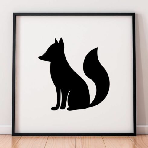 Fox Silhouette SVG cover image.