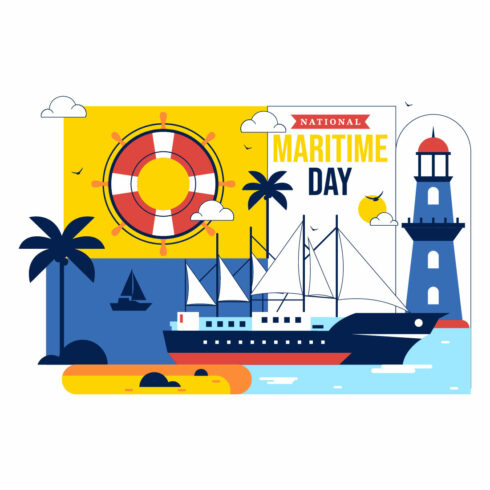 10 World Maritime Day Illustration cover image.