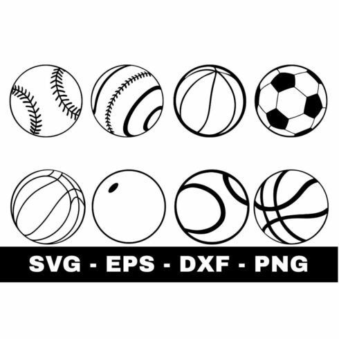 Balls Silhouette SVG cover image.