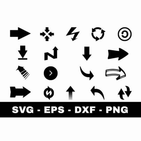 Arrow Silhouette SVG cover image.