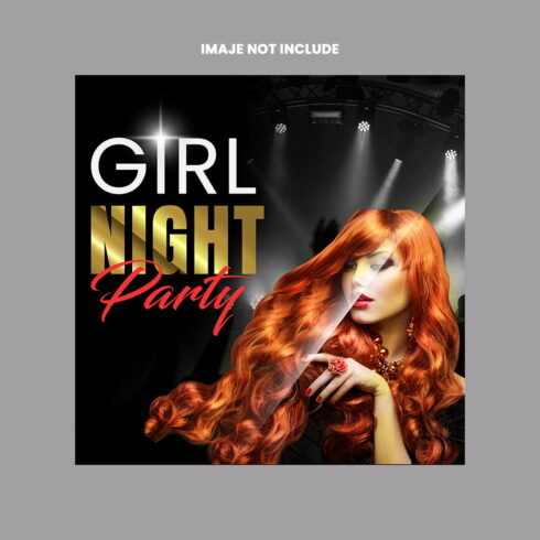 Party Night Poster Template cover image.