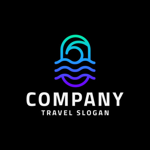 Sea Wave Travel & Marine Logo cover image.
