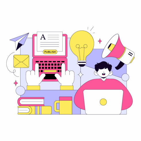 10 Digital Publishing Illustration cover image.