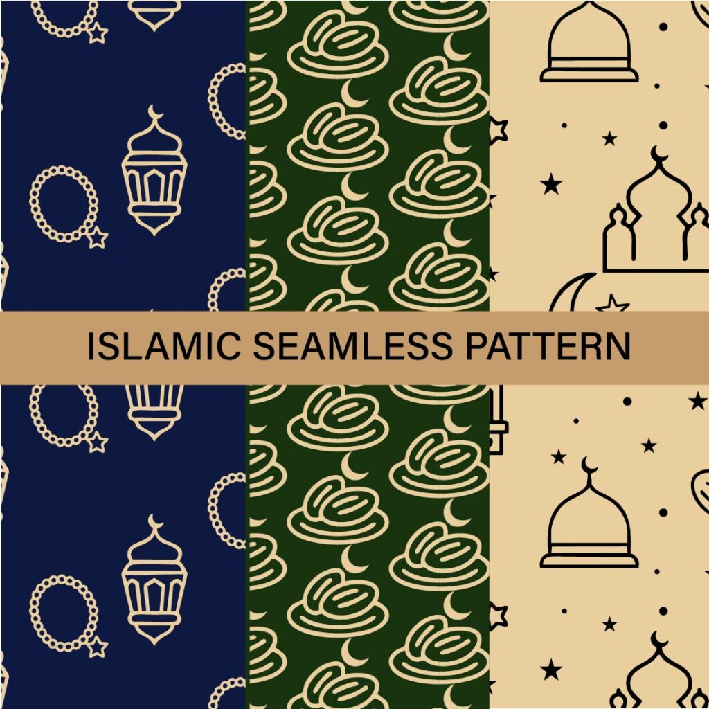 Eid Theme Pattern Ramadan & Eid Seamless Pattern - MasterBundles