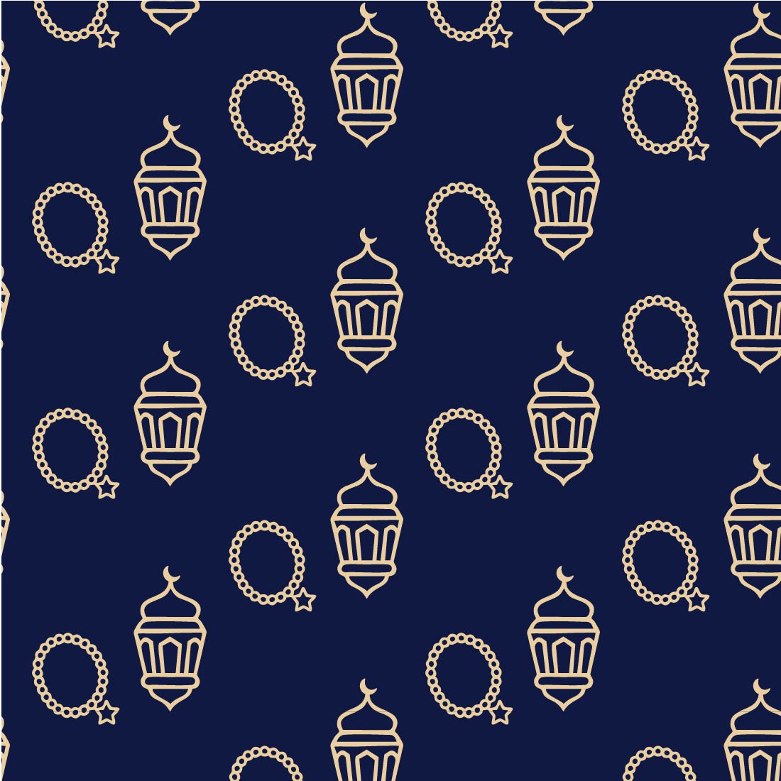 Ramadan & Eid Seamless Pattern - MasterBundles