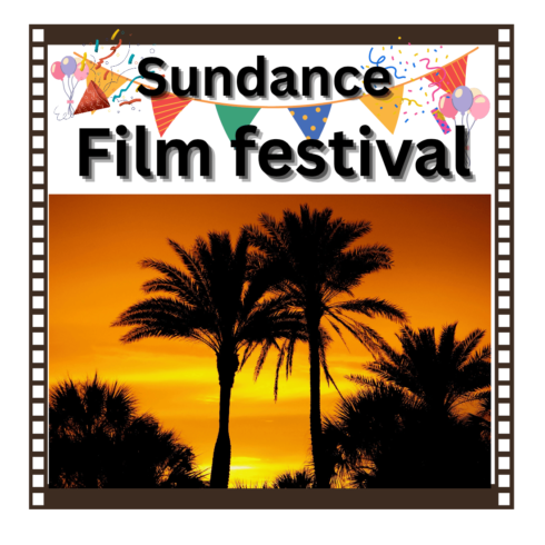 Sundance film festival T shirt design cover image.