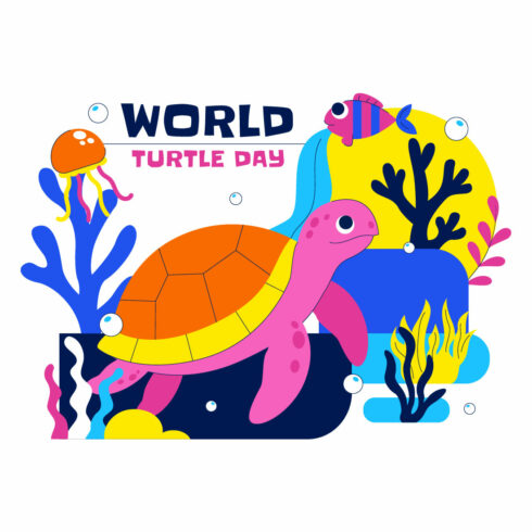 10 World Turtle Day Illustration cover image.