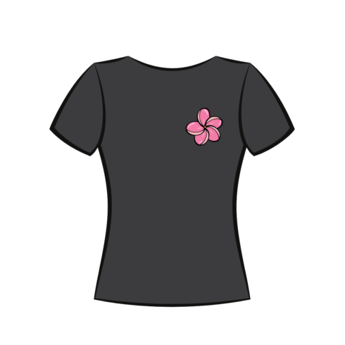 Trendy Girls Graphic T-Shirt Design cover image.