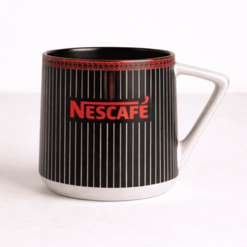 Stylish Nescafé Coffee Mug Pair Mockup – Vibrant Color Combination cover image.