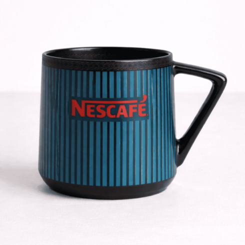 Stylish Nescafé Mug Mockup Pair – Bright Contrast Color Scheme cover image.