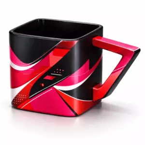Vivid Fusion – Multicolor Square Coffee Mug Duo cover image.