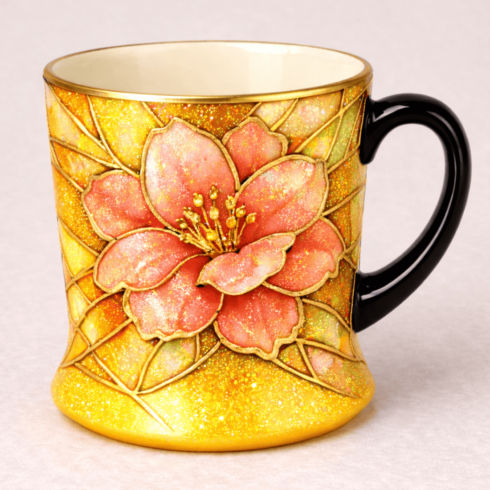 Blossom Luxe – Blue & Hot Pink Artistic Mug Duo cover image.