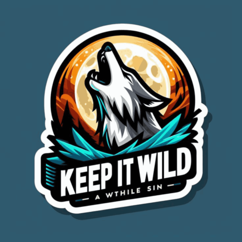 Howling Wolf Esports Logo – "Keep It Wild" Vector Mascot cover image.