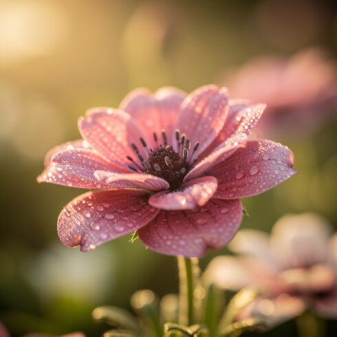 Springtime Splendor – Close-Up of a Beautiful Flower in Soft Morning Light cover image.