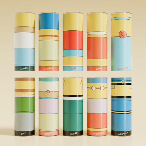 Sublimation 20oz Skinny Tumblers Wrap Bundle Seamless – The Yellow Family Collection 01 cover image.