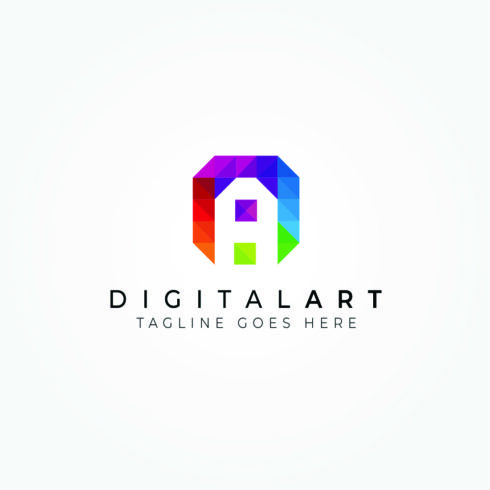 Digital art logo (Business logo) cover image.