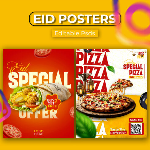 Eid's Special posters Design cover image.
