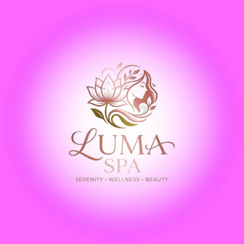 Beauty logo (Luma Spa Serenity Wellness Beauty Logo) cover image.