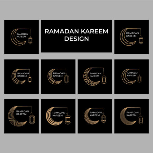 Ramadan Kareem design and social media elements cover image.