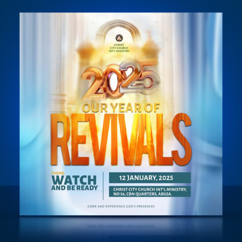 CHURCH FLYER TEMPLATE DESIGN cover image.