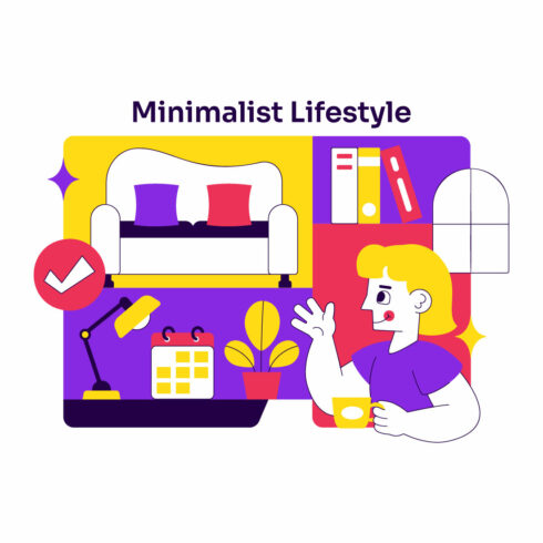 10 Minimalist Lifestyle Vector Illustration cover image.