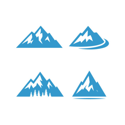 Set of mountain logo2 cover image.