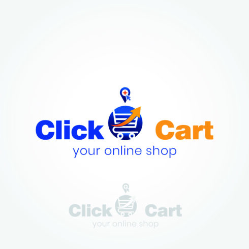 online shopping logo (click & cart) cover image.