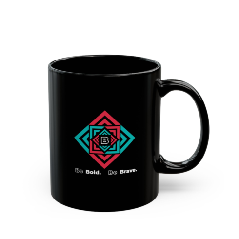 Be Bold Maze Coffee Mug Mockup bundle cover image.