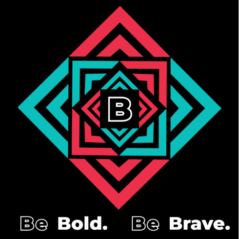 Be Bold Maze Design Illustration Bundle cover image.