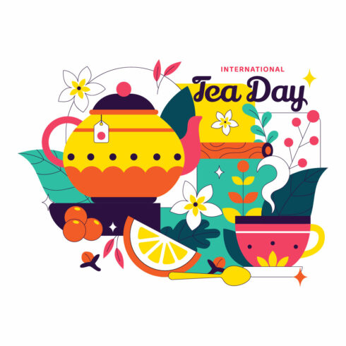 10 International Tea Day Illustration cover image.