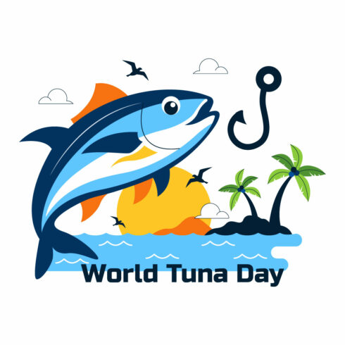 10 World Tuna Day Illustration cover image.