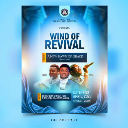 CHURCH FLYER TEMPLATE cover image.