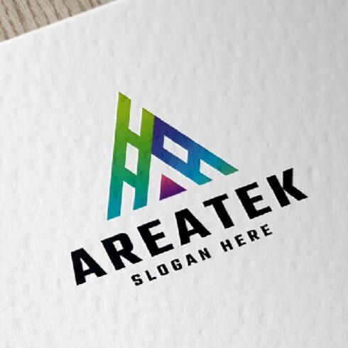 Structural Geometric Letter A Logo cover image.