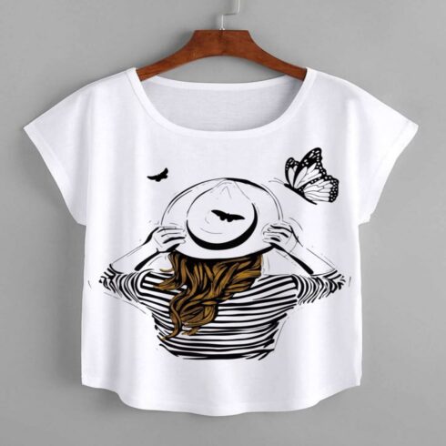"Butterfly Days" t shirt design cover image.