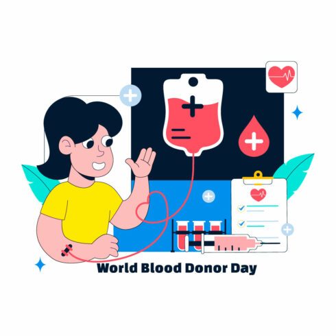 10 World Blood Donor Day Illustration cover image.
