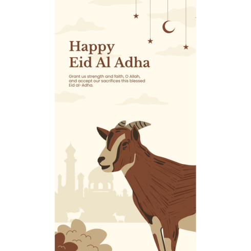 Eid Ul Adha T Shirt Design cover image.