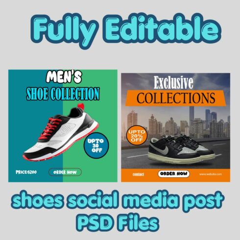 Shoes Social Media Post cover image.