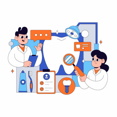 10 Dentist Treatment Illustration cover image.