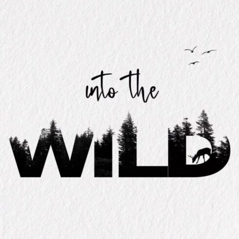 "WILD""Ek pur-sukoon aur wanderlust se bharpoor T-shirt design cover image.