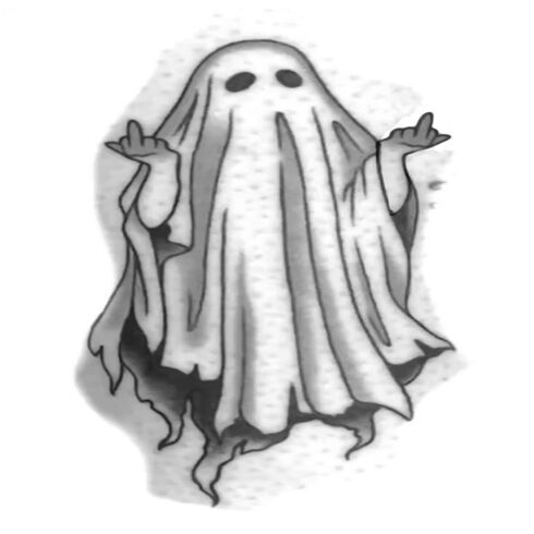 Ghosted You t shirt design cover image.