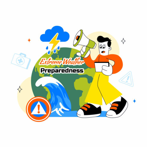 10 Extreme Weather Preparedness Illustration cover image.