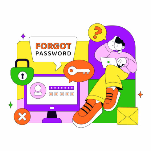 10 Forgot Password Illustration cover image.