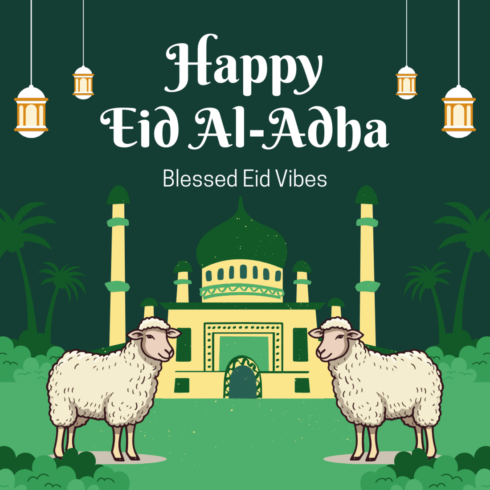 Eid -ul- Adha Mubarak cover image.